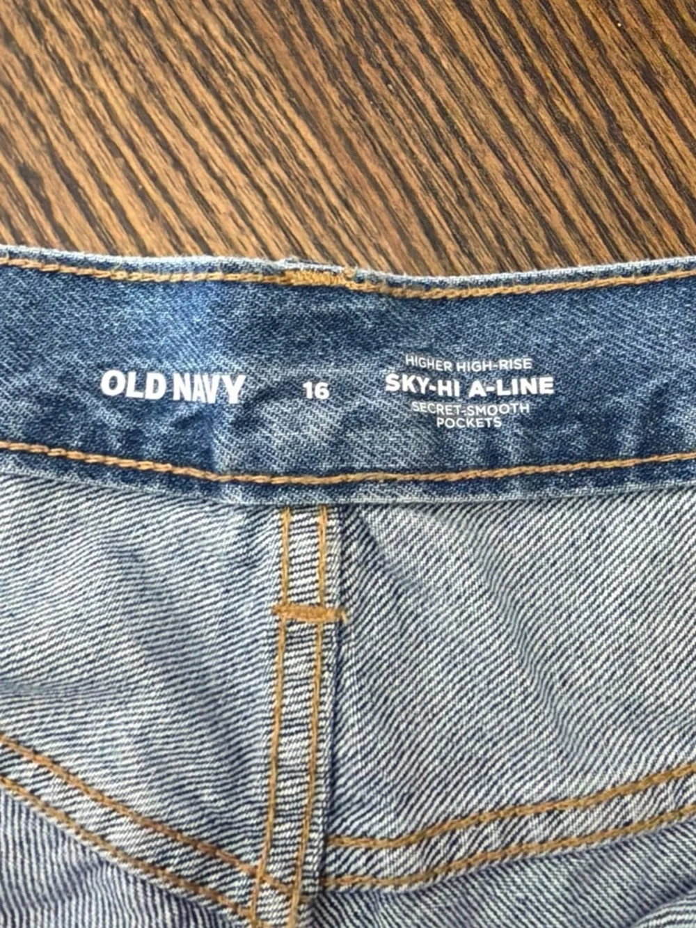 Old Navy Light Blue Distressed Jean Shorts
